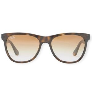 RAY-BAN Tortoise Sunglasses Light Havana Frame Crystal Brown Gradient Lens NWT